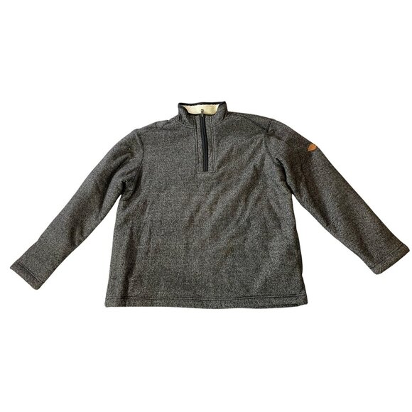 Orvis Mens Charcoal Gray Sweater Fleece Half-Zip Pullover XL - Picture 1 of 11